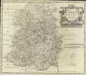 Carte du Shropshire